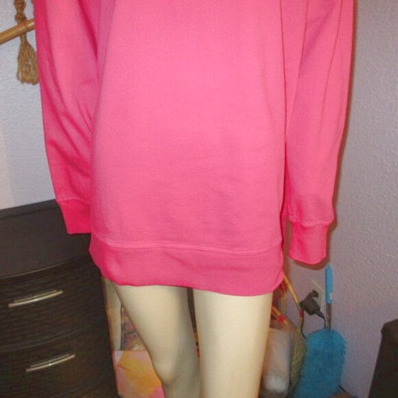 Fresh Produce Easy Sweatshirt Size S Soft Fleece Beaded Peace Dove Tunic NWT - Picture 3 of 10